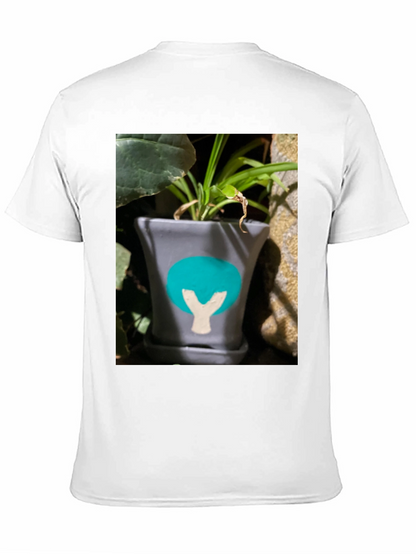 Plant Pot Graphic Tee - Unique Design