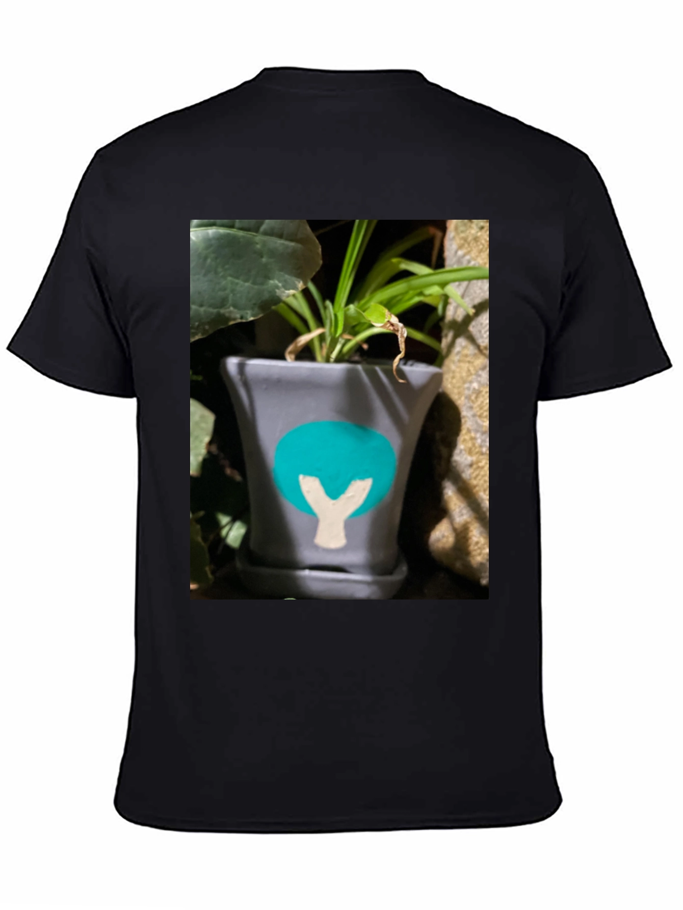 Plant Pot Graphic Tee - Unique Design