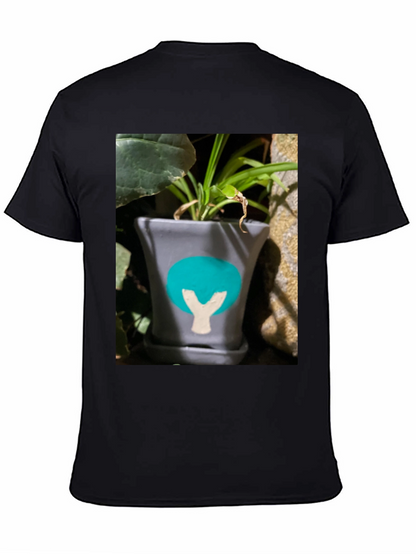 Plant Pot Graphic Tee - Unique Design
