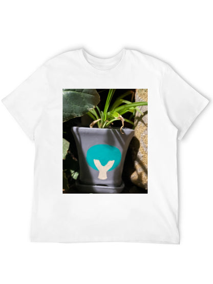 Plant Pot Graphic Tee - Unique Design