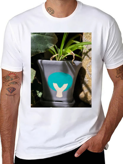 Plant Pot Graphic Tee - Unique Design