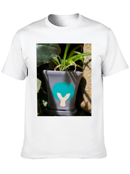 Plant Pot Graphic Tee - Unique Design