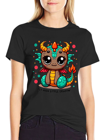 Cute Dragon Graphic T-Shirt