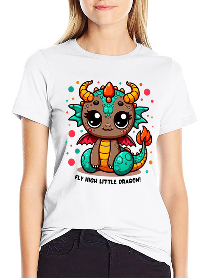 Cute Dragon Graphic T-Shirt
