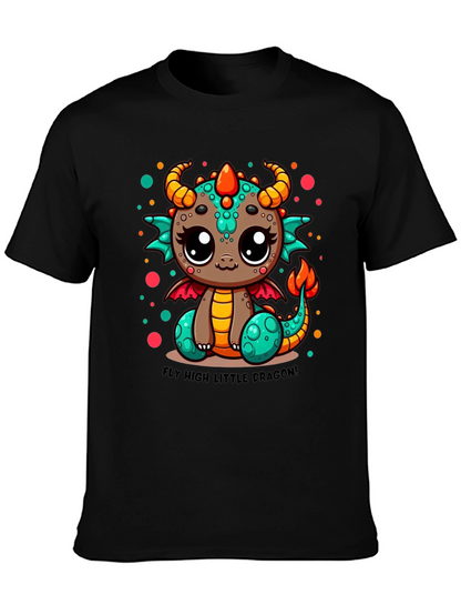 Cute Dragon Graphic T-Shirt
