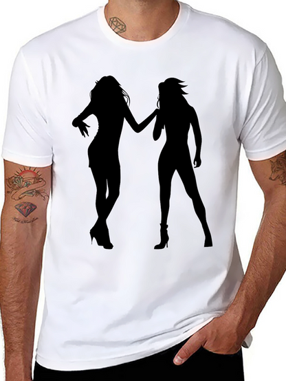 Silhouette Duo T-Shirt - Sleek & Stylish