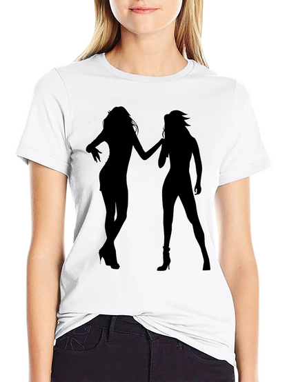 Silhouette Duo T-Shirt - Sleek & Stylish