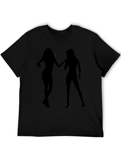 Silhouette Duo T-Shirt - Sleek & Stylish