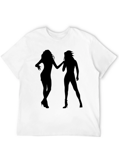 Silhouette Duo T-Shirt - Sleek & Stylish