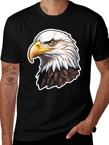 Bald Eagle Graphic Tee - Patriotic American Pride