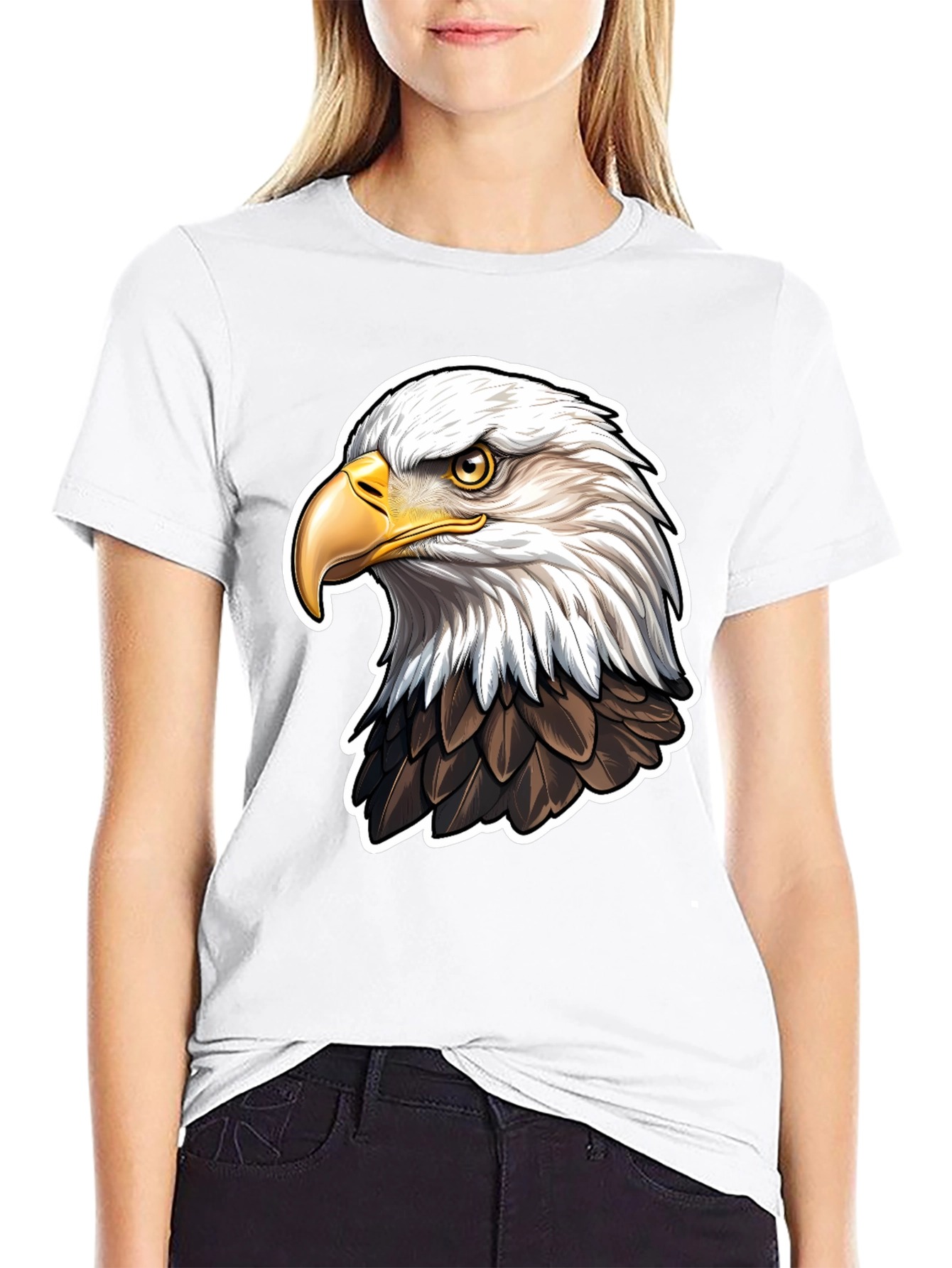 Bald Eagle Graphic Tee - Patriotic American Pride