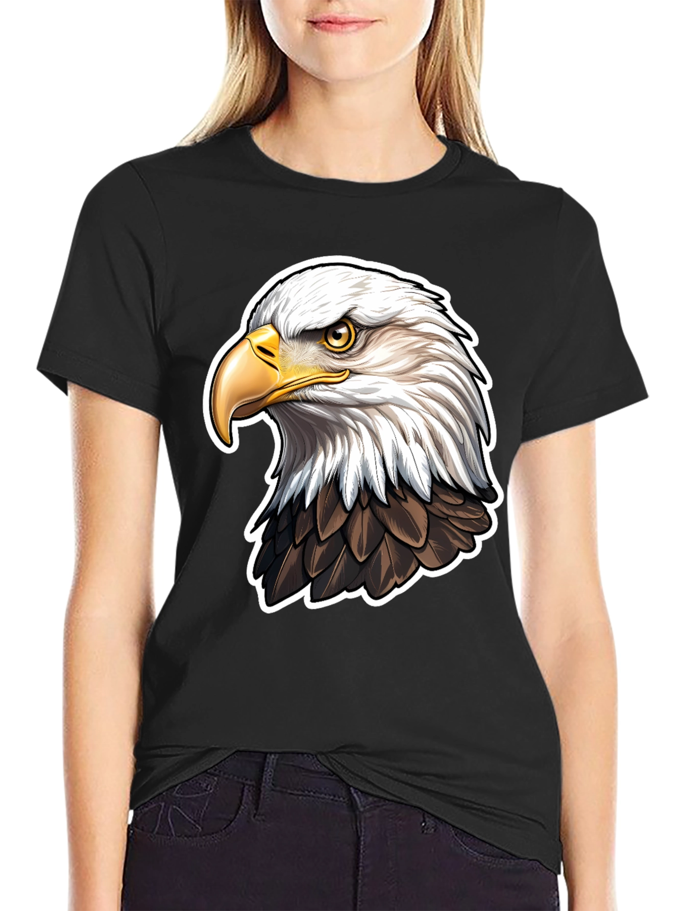Bald Eagle Graphic Tee - Patriotic American Pride