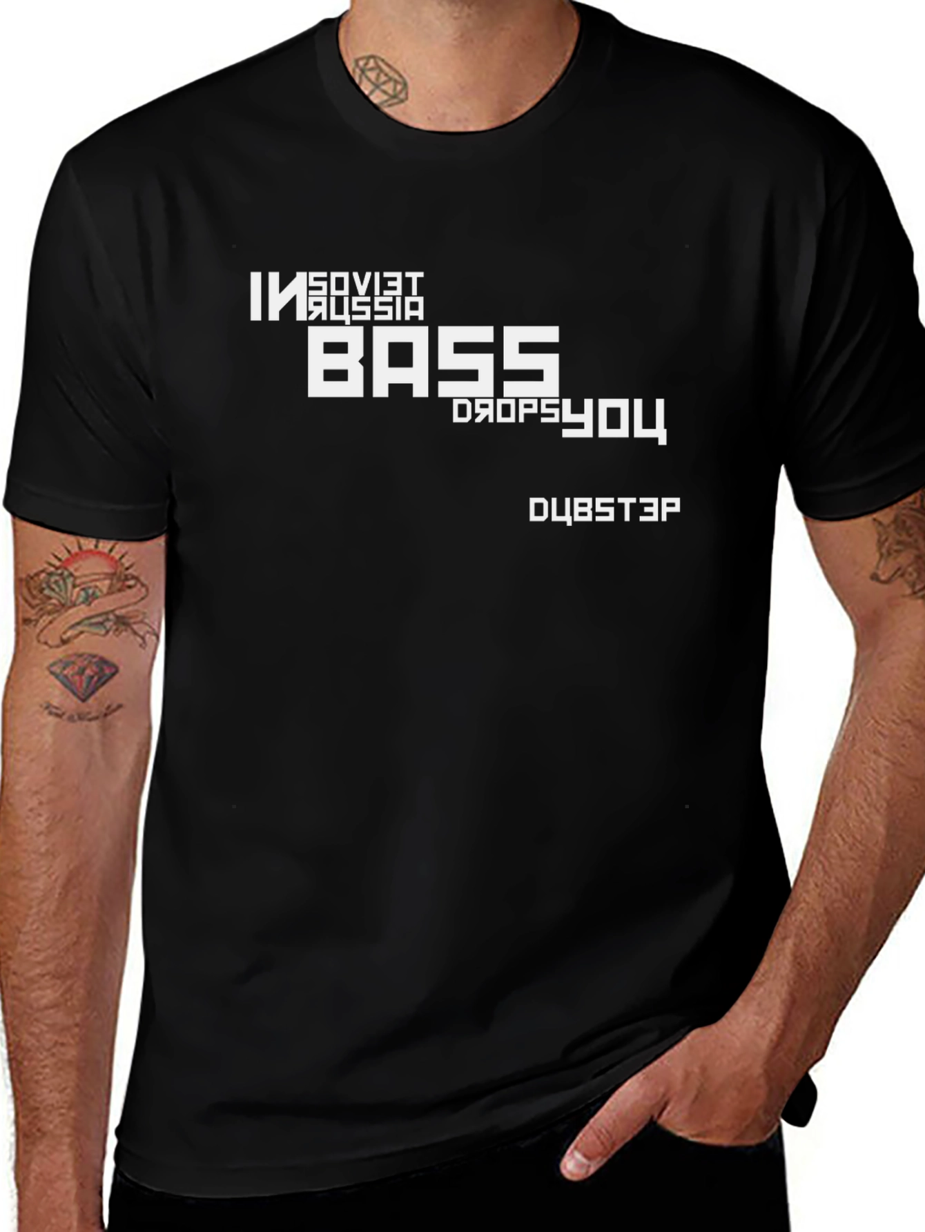 In Soviet Russia Bass Drops You - Graphic Tee