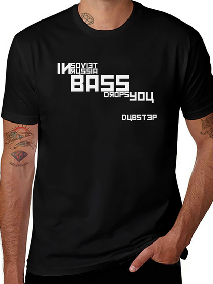 In Soviet Russia Bass Drops You - Graphic Tee
