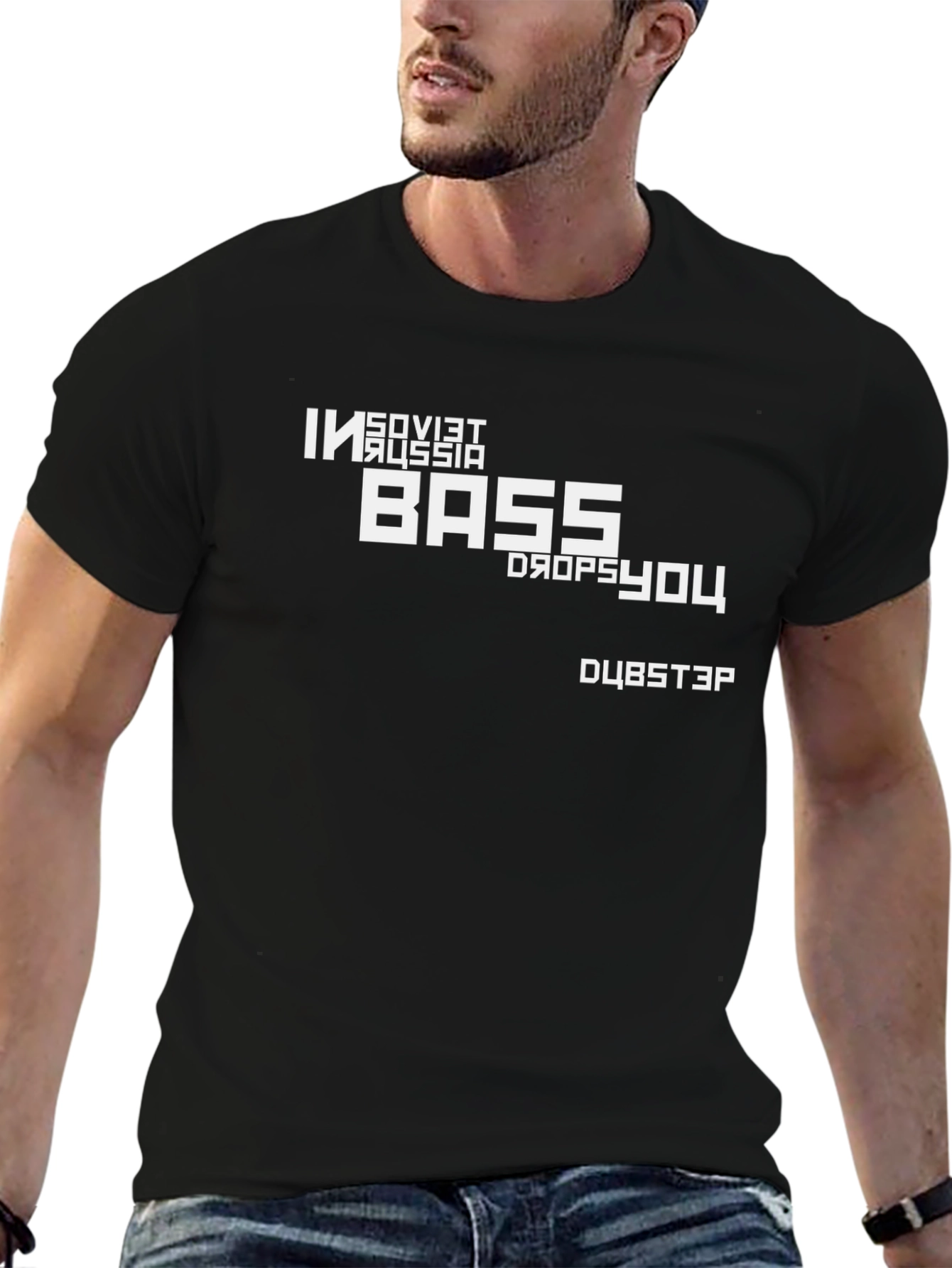 In Soviet Russia Bass Drops You - Graphic Tee