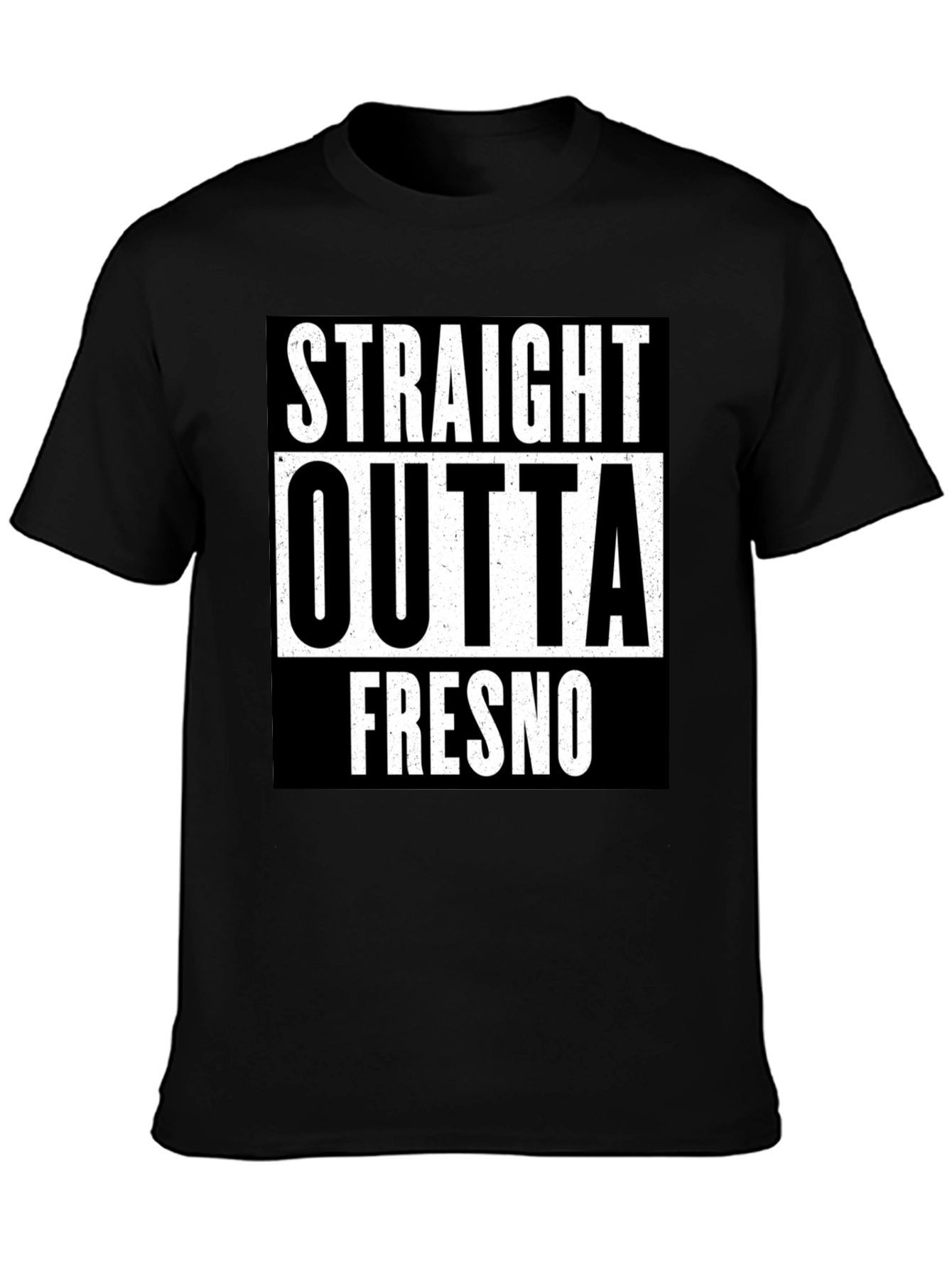 Straight Outta Fresno Graphic T-Shirt - Cotton Blend