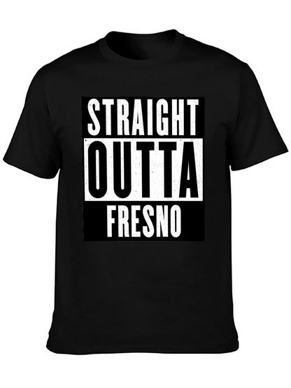 Straight Outta Fresno Graphic T-Shirt - Cotton Blend