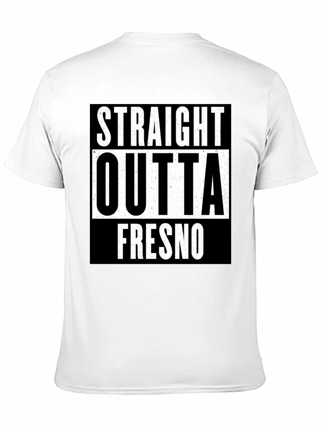 Straight Outta Fresno Graphic T-Shirt - Cotton Blend