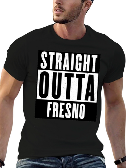 Straight Outta Fresno Graphic T-Shirt - Cotton Blend