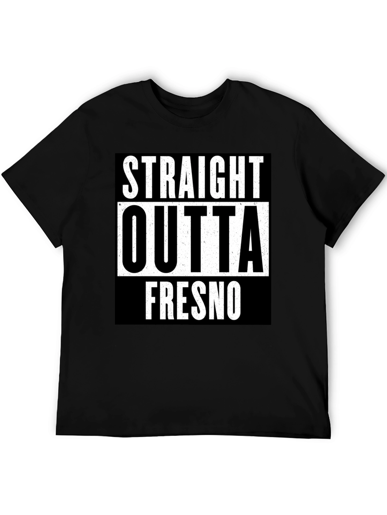 Straight Outta Fresno Graphic T-Shirt - Cotton Blend