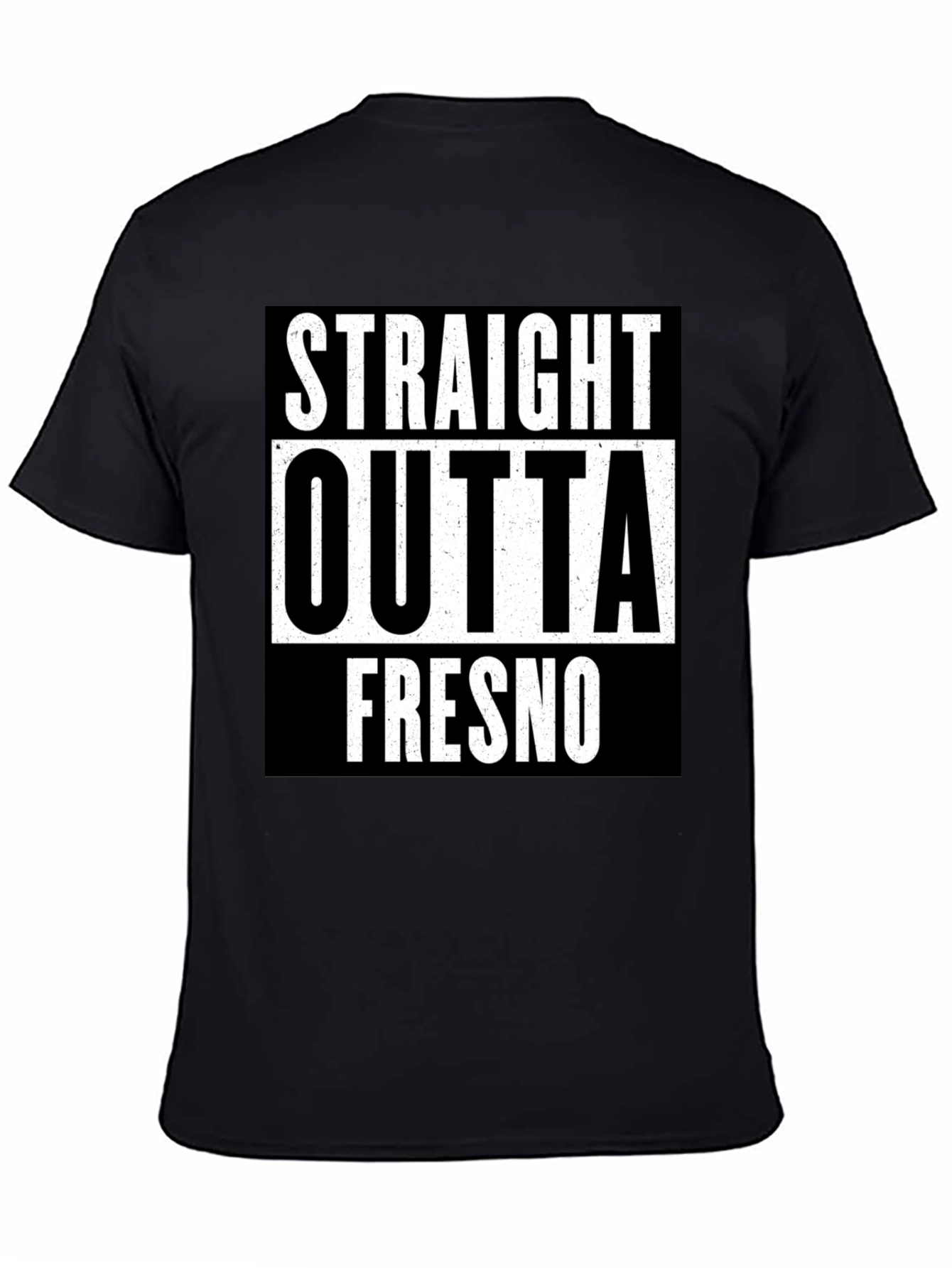 Straight Outta Fresno Graphic T-Shirt - Cotton Blend