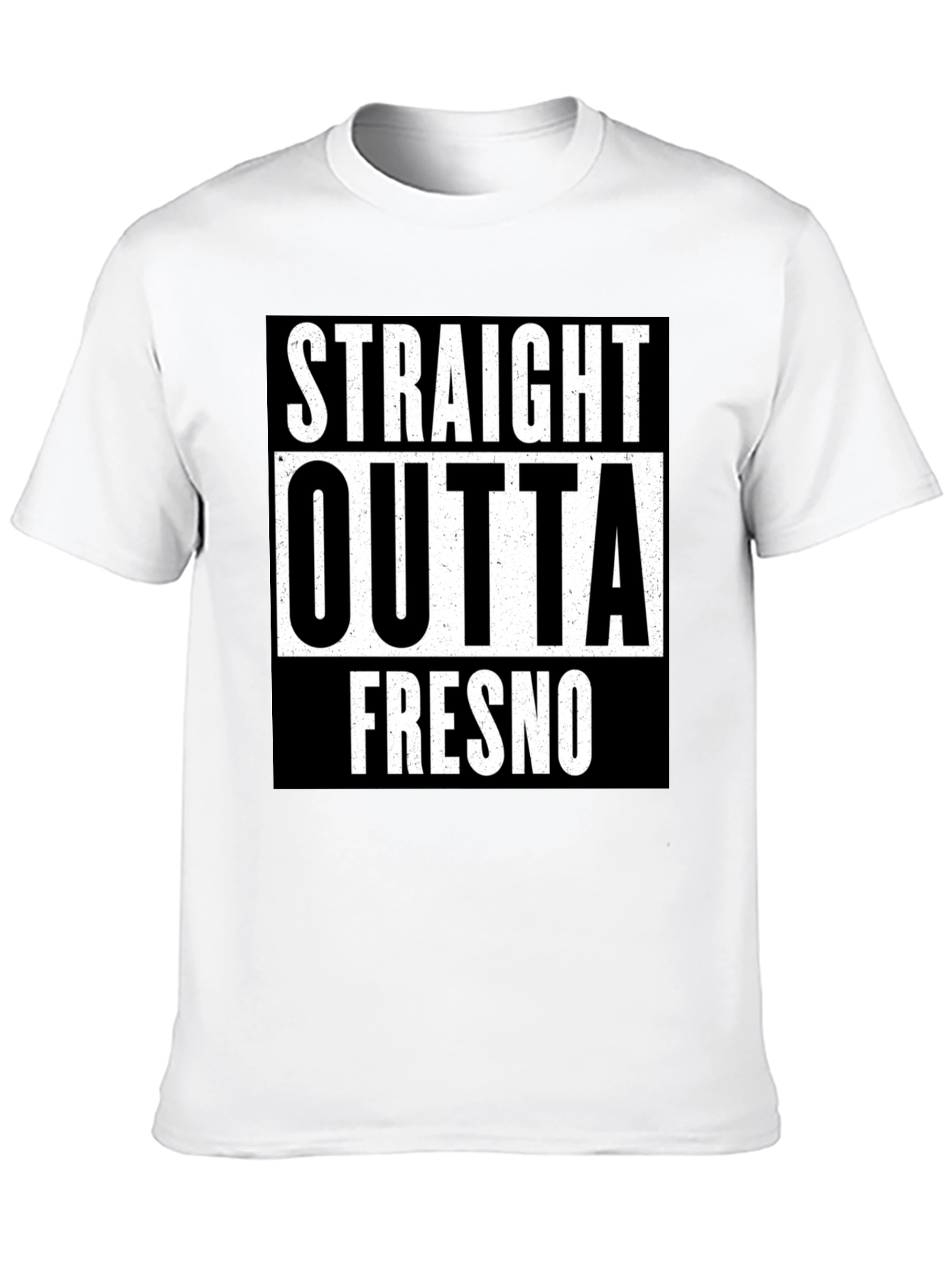 Straight Outta Fresno Graphic T-Shirt - Cotton Blend