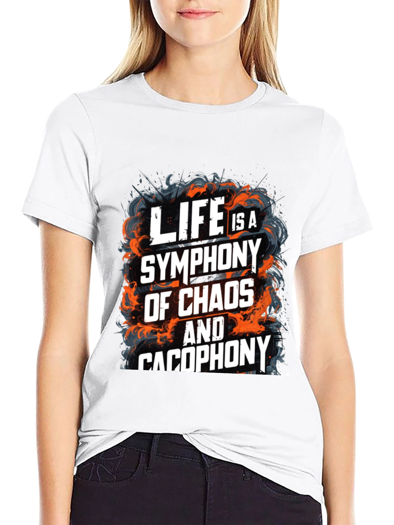 Lifes Symphony Graphic Tee - Chaos & Cacophony