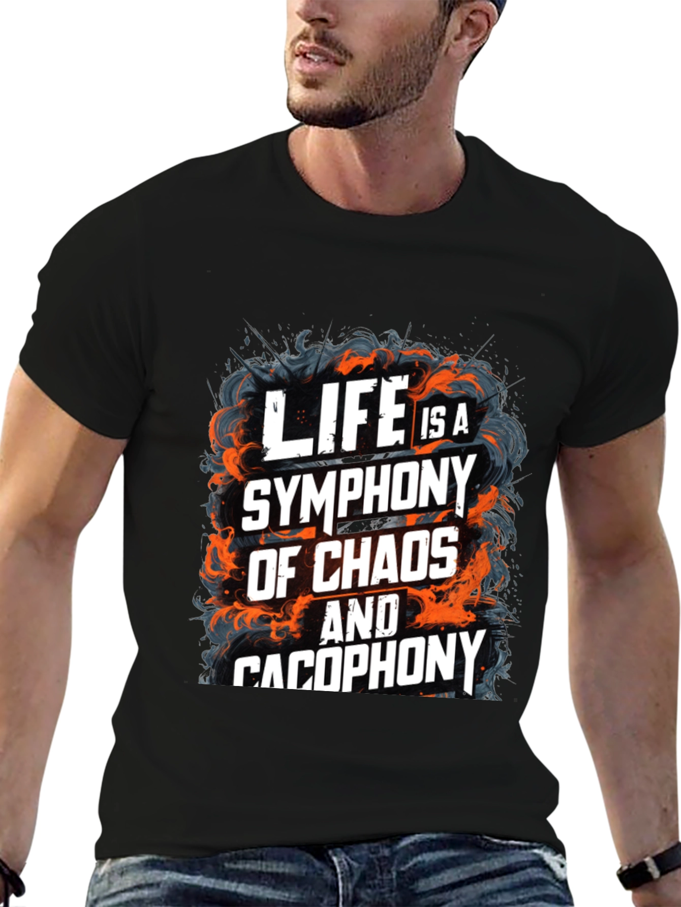 Lifes Symphony Graphic Tee - Chaos & Cacophony