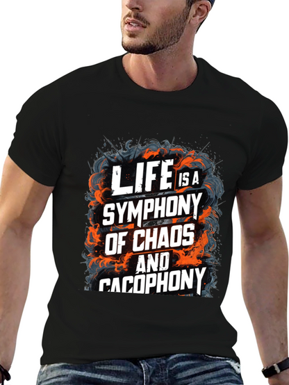 Lifes Symphony Graphic Tee - Chaos & Cacophony
