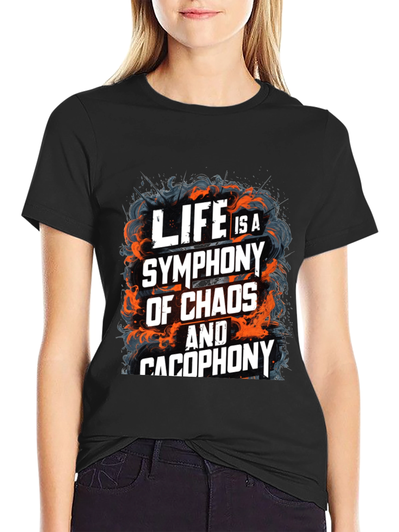 Lifes Symphony Graphic Tee - Chaos & Cacophony