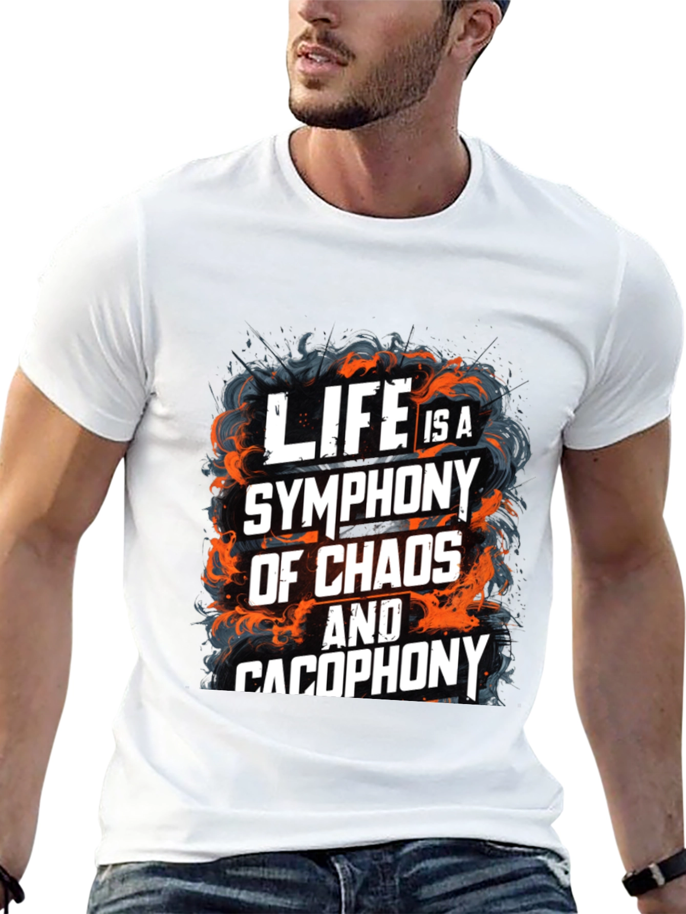 Lifes Symphony Graphic Tee - Chaos & Cacophony