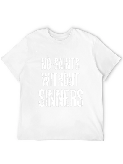 No Saints Without Sinners Black T-Shirt