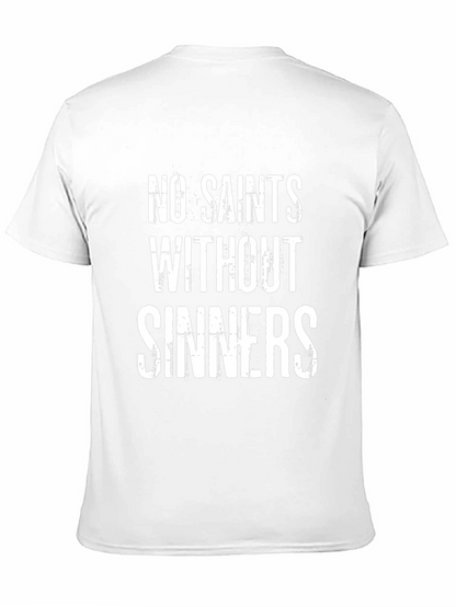 No Saints Without Sinners Black T-Shirt