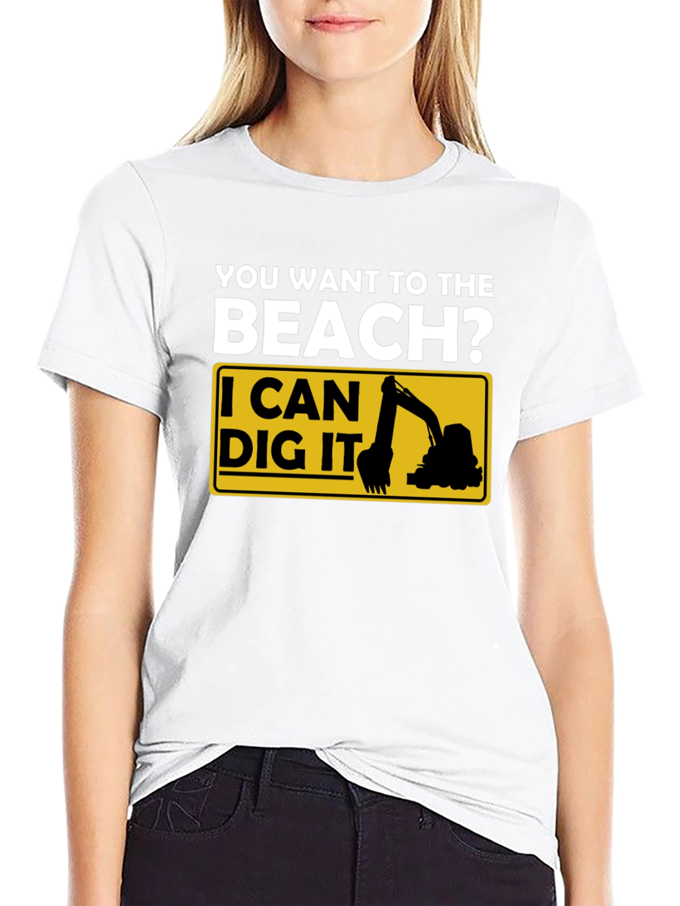 Beach Digger T-Shirt - Funny Excavator Tee