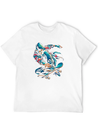 Skater Graphic Black T-Shirt