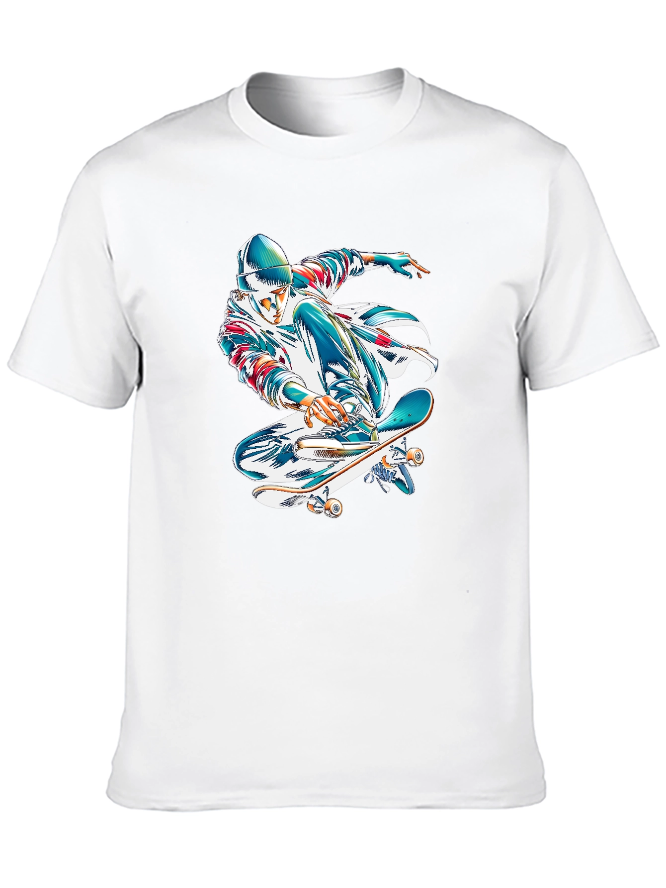 Skater Graphic Black T-Shirt