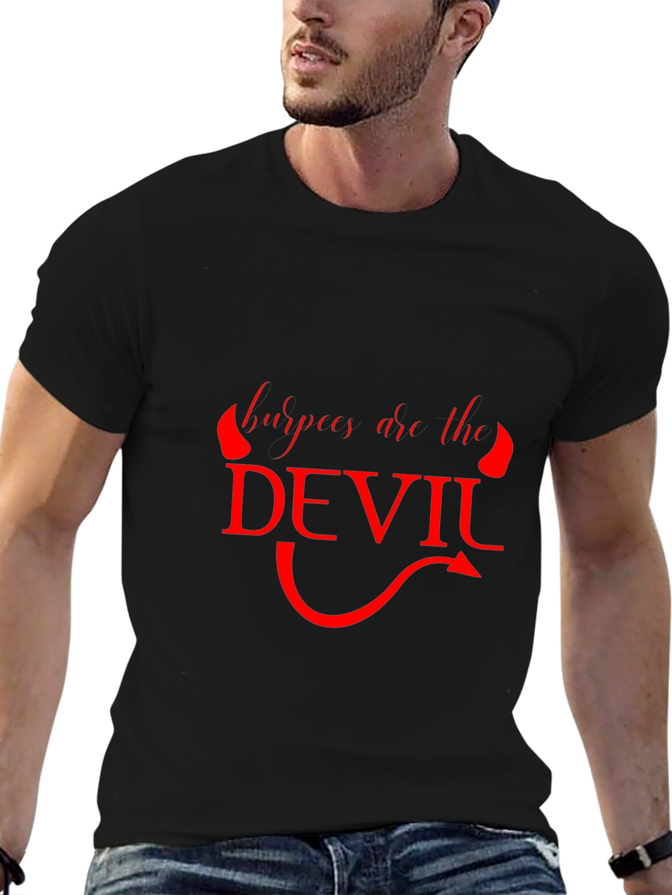 Burpees Are The Devil Graphic T-Shirt