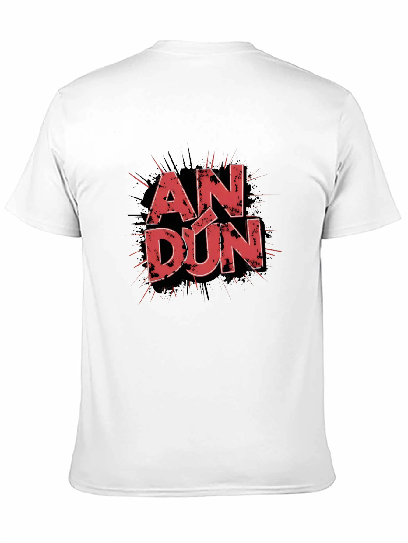 AN DÚN Graphic T-Shirt - Stylish Black Tee