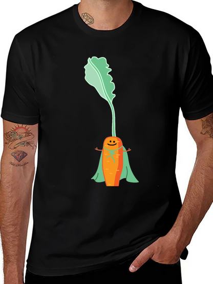 Superhero Carrot Graphic Tee