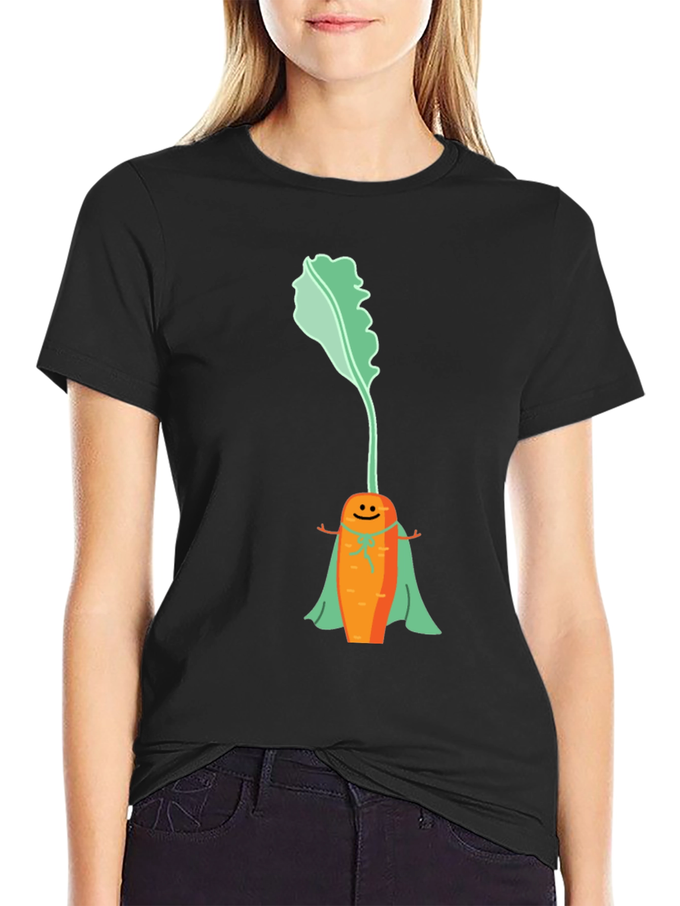 Superhero Carrot Graphic Tee