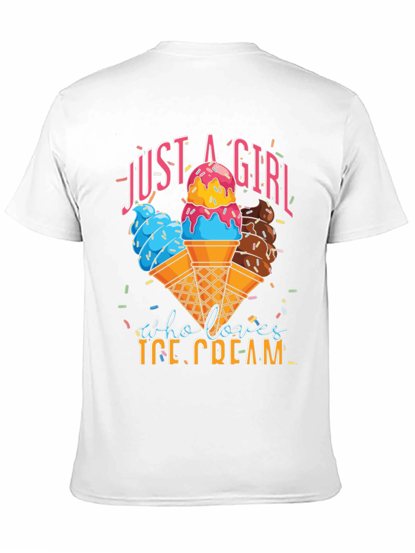 Just a Girl Who Loves Ice Cream T-Shirt