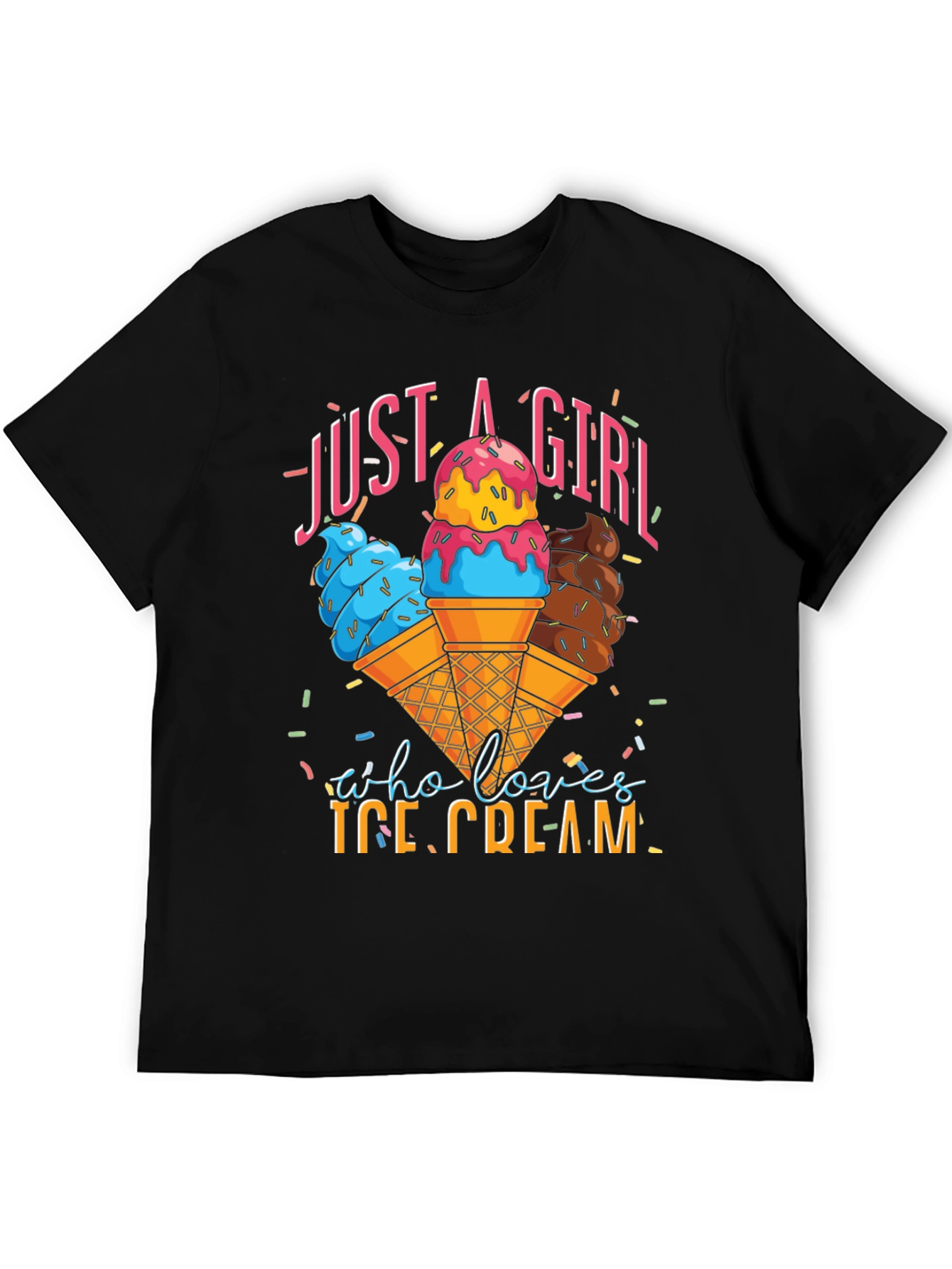 Just a Girl Who Loves Ice Cream T-Shirt