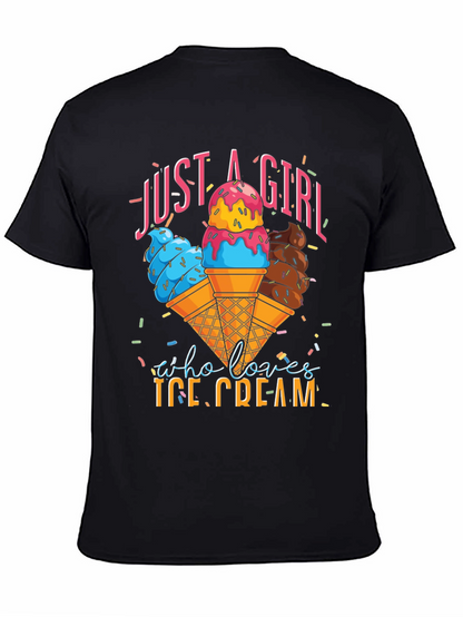 Just a Girl Who Loves Ice Cream T-Shirt