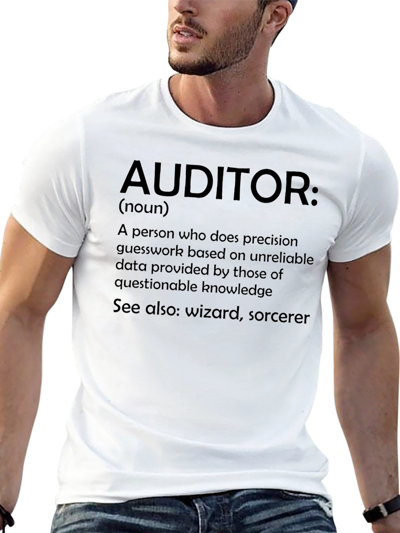 Auditor Definition Novelty T-Shirt - Funny Accountant Gift