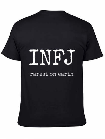 INFJ Rarest on Earth Black T-Shirt