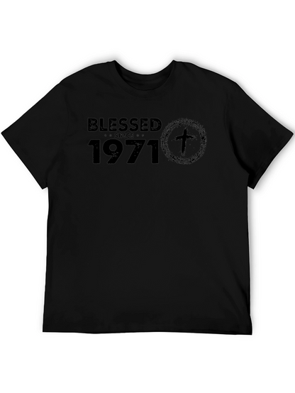 Blessed Since 1971 Graphic T-Shirt
