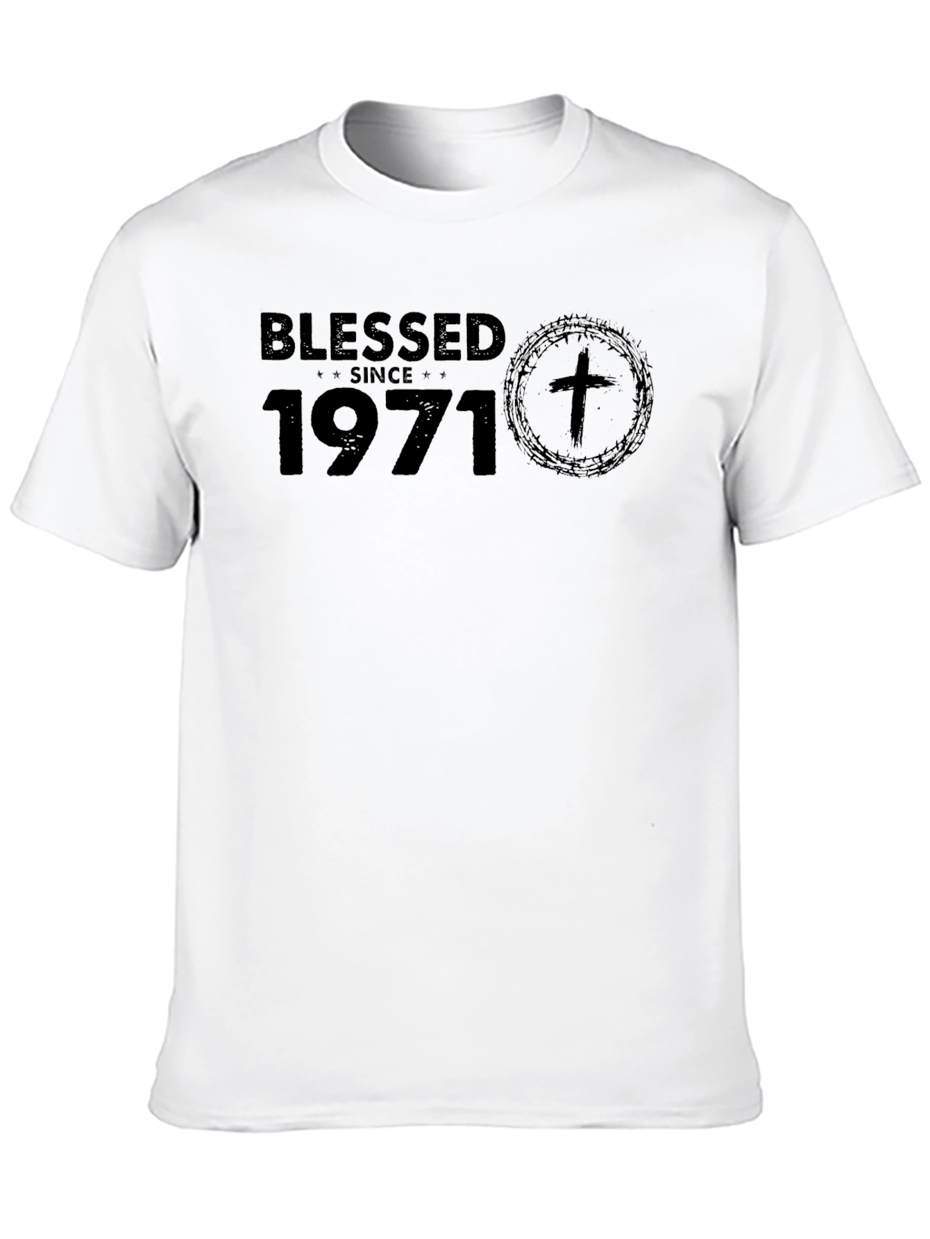 Blessed Since 1971 Graphic T-Shirt