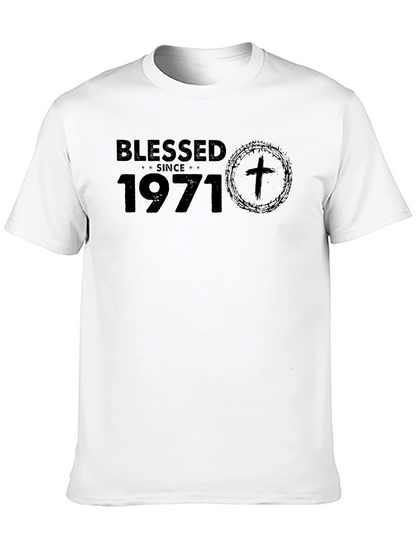 Blessed Since 1971 Graphic T-Shirt