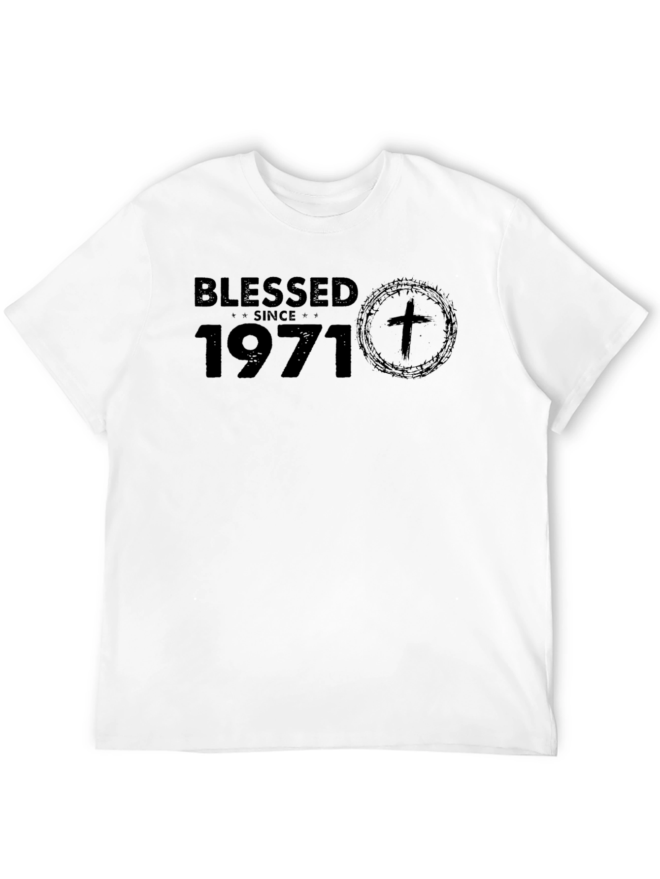 Blessed Since 1971 Graphic T-Shirt