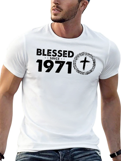 Blessed Since 1971 Graphic T-Shirt